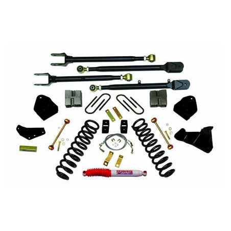 Lift Kit Suspension for 2008-2010 Ford F-250 Super Duty 4WD 6-6'' Lift Front and Rear