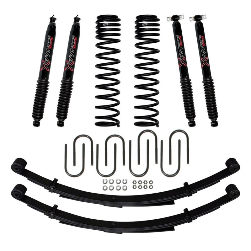 Lift Kit Suspension for 1984-2001 Jeep Cherokee 3-3'' Lift Front and Rear, Front, Rear