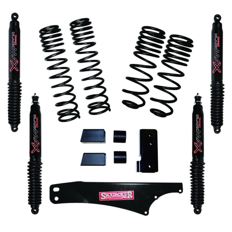 Lift Kit Suspension for 2007-2018 Jeep Wrangler JK 2-2.5'' Lift Front and Rear, Front, Rear