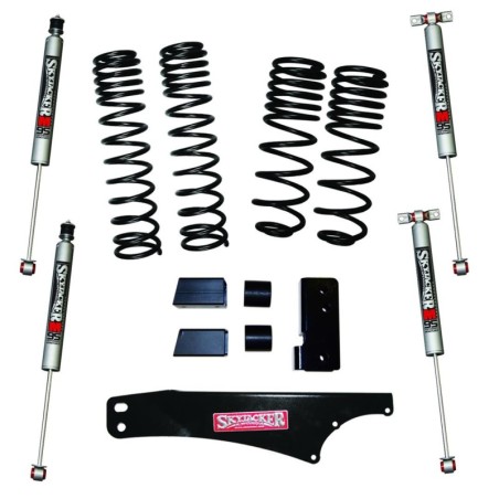 Lift Kit Suspension for 2007-2018 Jeep Wrangler JK 2-2.5'' Lift Front and Rear, Front, Rear