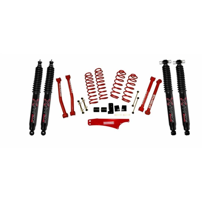 Lift Kit Suspension for 2007-2018 Jeep Wrangler JK 4WD 2.5-2.5'' Lift Front and Rear, Front, Rear