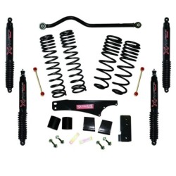 Lift Kit Suspension for 2007-2018 Jeep Wrangler JK 3.5-4'' Lift Front and Rear, Front, Rear