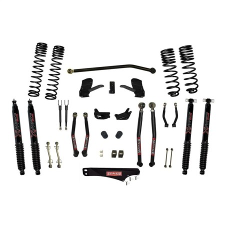 Lift Kit Suspension for 2007-2018 Jeep Wrangler JK 2WD/4WD 4-4'' Lift Front and Rear, Front, Rear