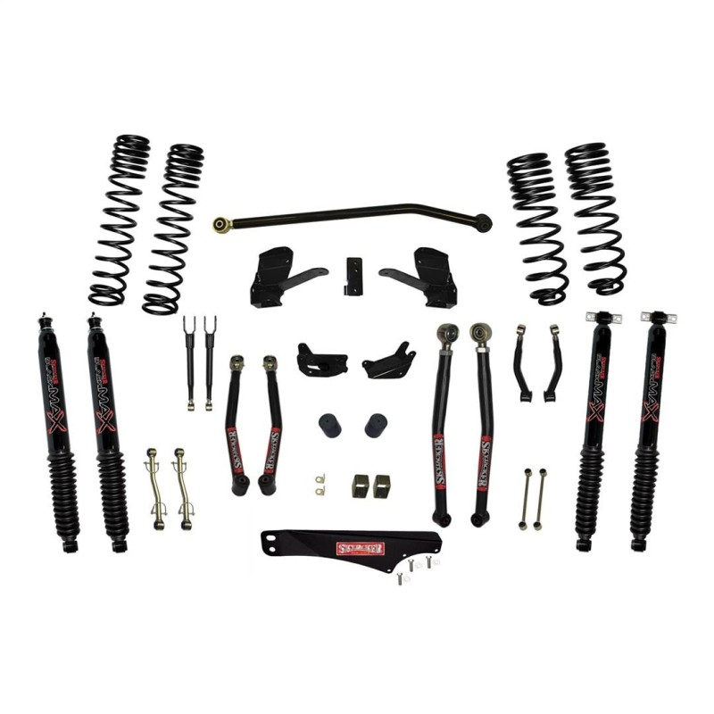 Lift Kit Suspension for 2007-2018 Jeep Wrangler JK 4WD 5-5'' Lift Front and Rear, Front, Rear