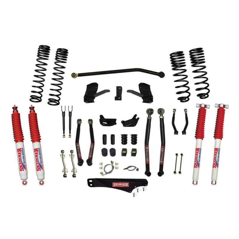 Lift Kit Suspension for 2007-2018 Jeep Wrangler JK 2WD/4WD 6-6'' Lift Front and Rear, Front, Rear