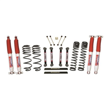 Lift Kit Suspension for 2003-2006 Jeep Wrangler TJ 4-4'' Lift Front and Rear, Front, Rear