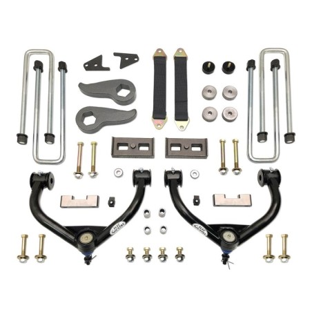 Lift Kit Suspension for 2011-2019 Chevrolet Silverado 3500 HD 4WD 1-1'' Lift Front and Rear, Rear