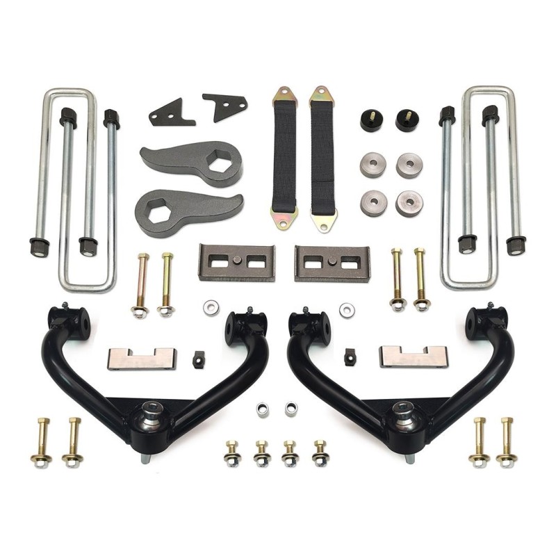 Lift Kit Suspension for 2011-2019 GMC Sierra 2500 HD 4WD 1-1'' Lift Front and Rear, Rear