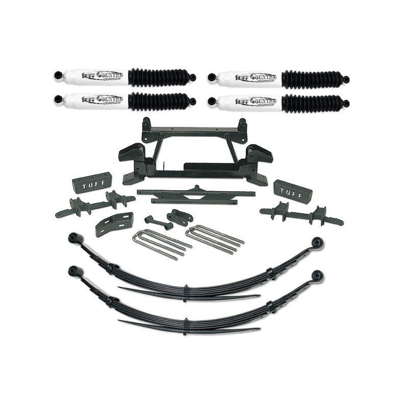 Lift Kit Suspension for 1988-1998 Chevrolet K1500 6-6'' Lift Front and Rear, Front, Rear