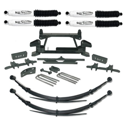 Lift Kit Suspension for 1988-1998 Chevrolet K1500 6-6'' Lift Front and Rear, Front, Rear