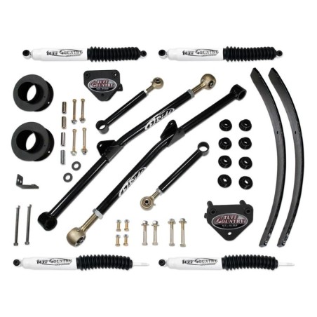 Lift Kit Suspension for 1994-1999 Dodge Ram 3500 4WD 2-2'' Lift Front and Rear, Front, Rear