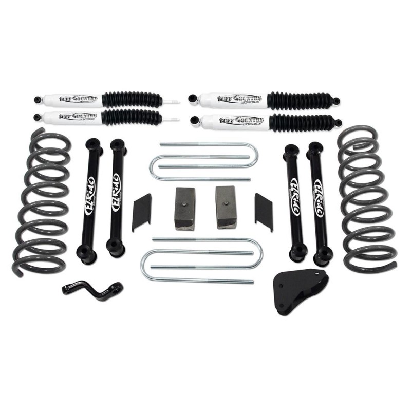 Lift Kit Suspension for 2003-2007 Dodge Ram 3500 4WD 4-4'' Lift Front and Rear, Front, Rear