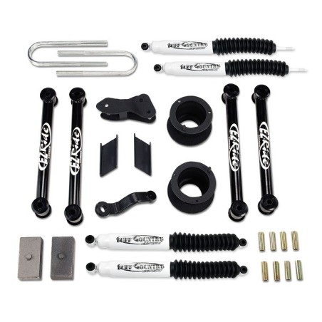 Lift Kit Suspension for 2011-2012 Ram 3500 4WD 4-4'' Lift Front and Rear, Front, Rear