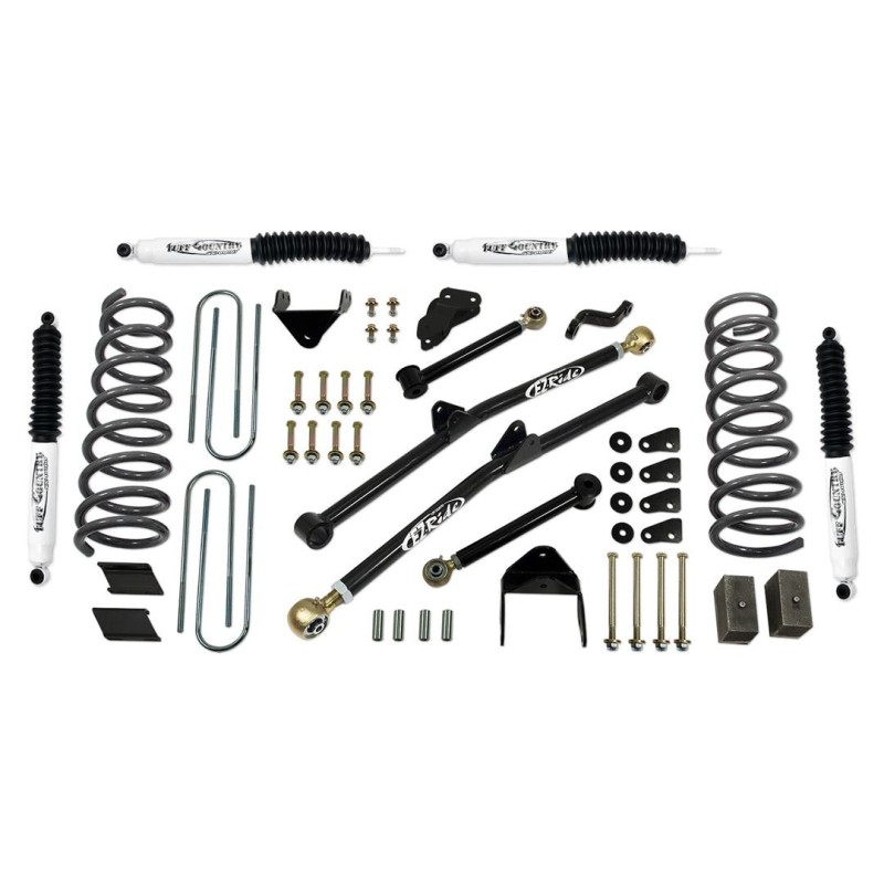 Lift Kit Suspension for 2007-2008 Dodge Ram 2500 4WD 4-4'' Lift Front and Rear, Front, Rear