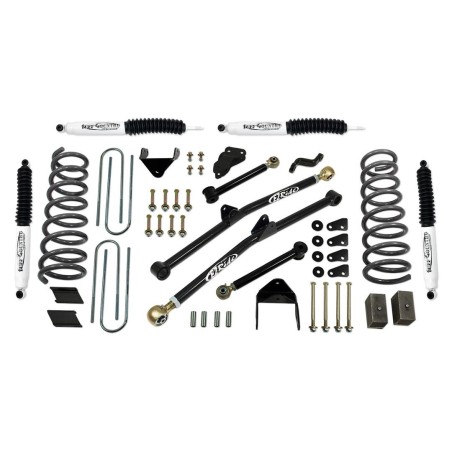 Lift Kit Suspension for 2009-2010 Dodge Ram 3500 4WD 4-4'' Lift Front and Rear, Front, Rear