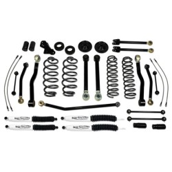 Lift Kit Suspension for 2007-2018 Jeep Wrangler JK 4-4'' Lift Front and Rear, Front, Rear