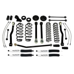 Lift Kit Suspension for 2007-2018 Jeep Wrangler JK 2WD/4WD 4-4'' Lift Front and Rear, Front, Rear