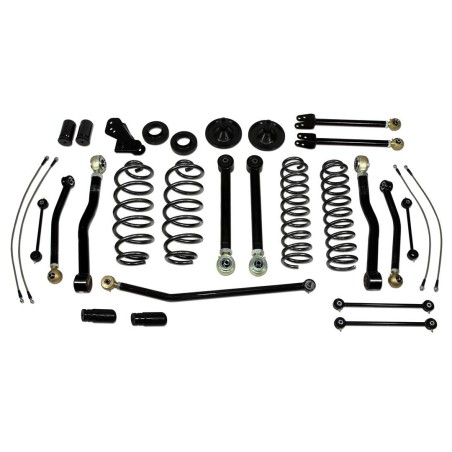 Lift Kit Suspension for 2007-2018 Jeep Wrangler JK 2WD/4WD 4-4'' Lift Front and Rear, Front, Rear