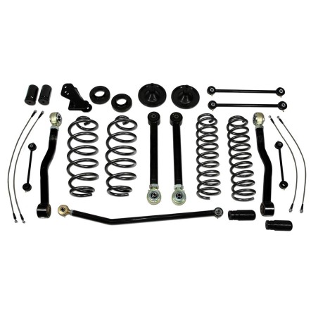 Lift Kit Suspension for 2007-2018 Jeep Wrangler JK 2WD/4WD 4-4'' Lift Front and Rear, Front, Rear