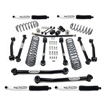 Lift Kit Suspension for 2024-2024 Jeep Wrangler 4-4'' Lift Front and Rear, Front, Rear