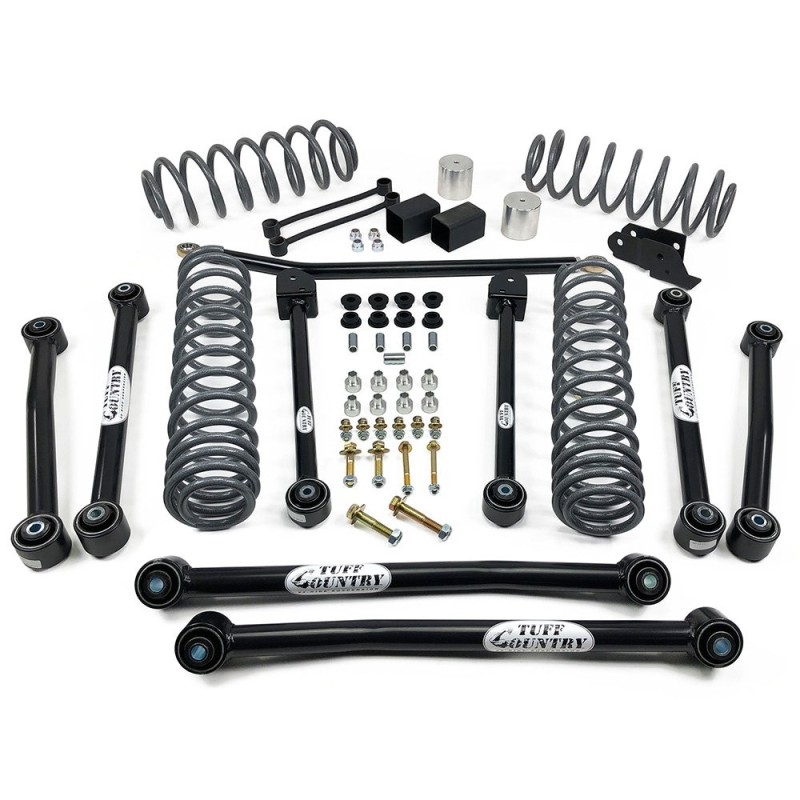 Lift Kit Suspension for 2024-2024 Jeep Wrangler 4-4'' Lift Front and Rear, Front, Rear