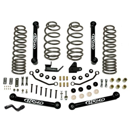 Lift Kit Suspension for 1997-2006 Jeep Wrangler TJ 4-4'' Lift Front and Rear, Front, Rear