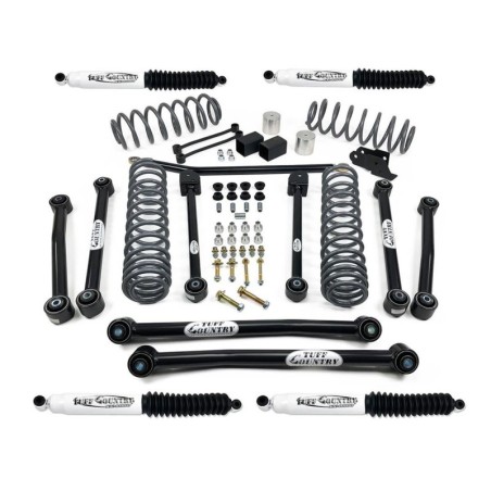 Lift Kit Suspension for 2024-2024 Jeep Wrangler 4-4'' Lift Front and Rear, Front, Rear