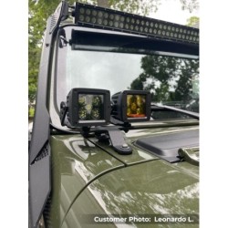 Light Bar Mounting Kit for 2018-2023 Jeep Wrangler JL