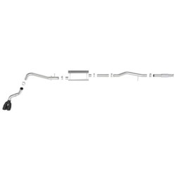 Exhaust System Kit for 2023-2024 Chevrolet Silverado 1500 Rear