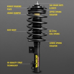 Shock Absorber for 2007-2013 Chevrolet Silverado 1500 4WD