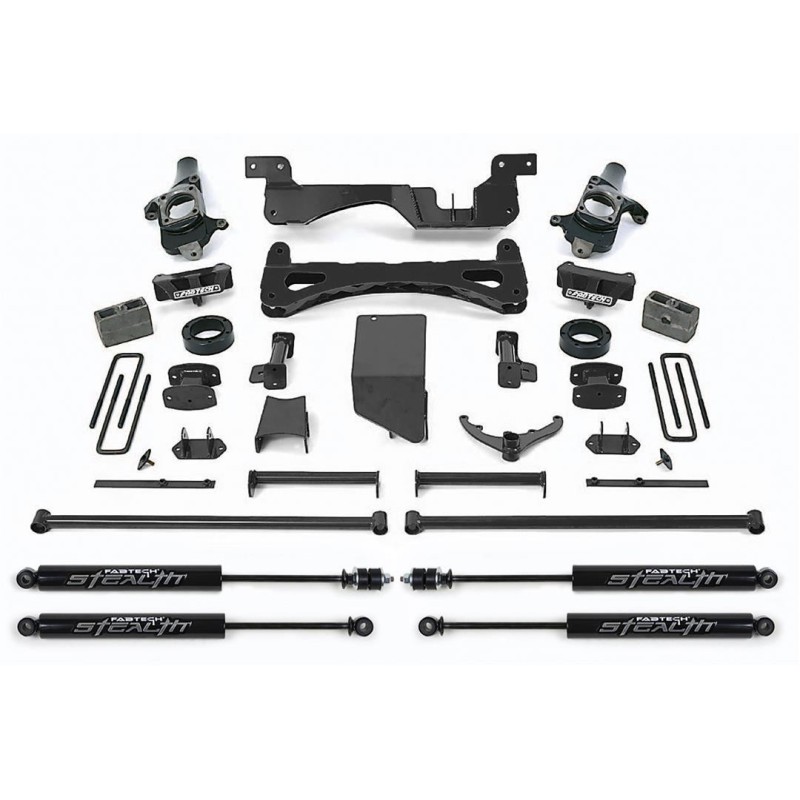 Lift Kit Suspension for 2001-2010 GMC Sierra 2500 HD 4WD Front and Rear