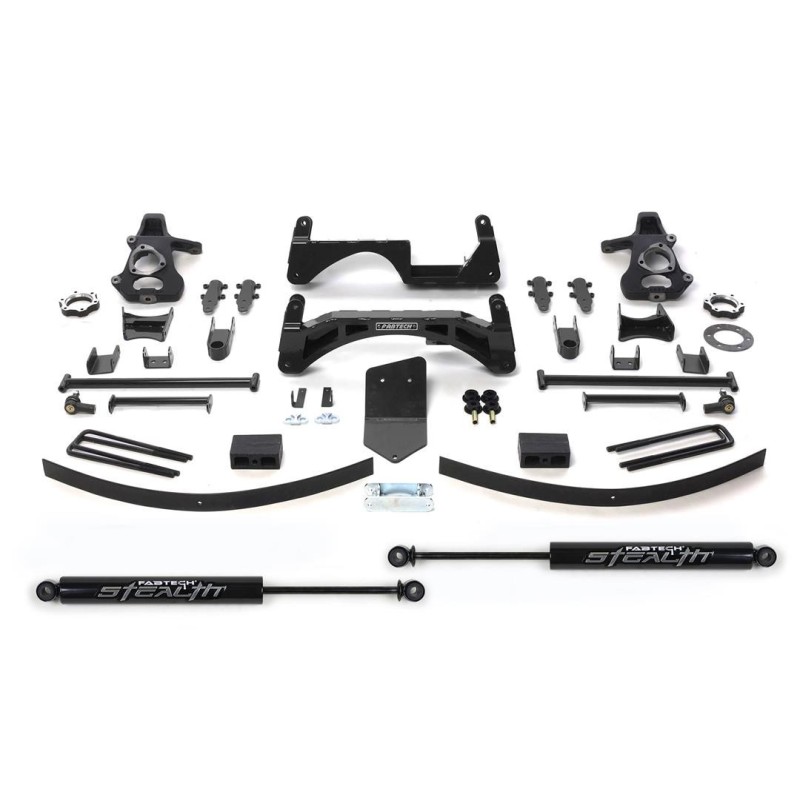 Lift Kit Suspension for 2007-2013 Chevrolet Silverado 1500 6-6'' Lift Front and Rear, Rear, Front