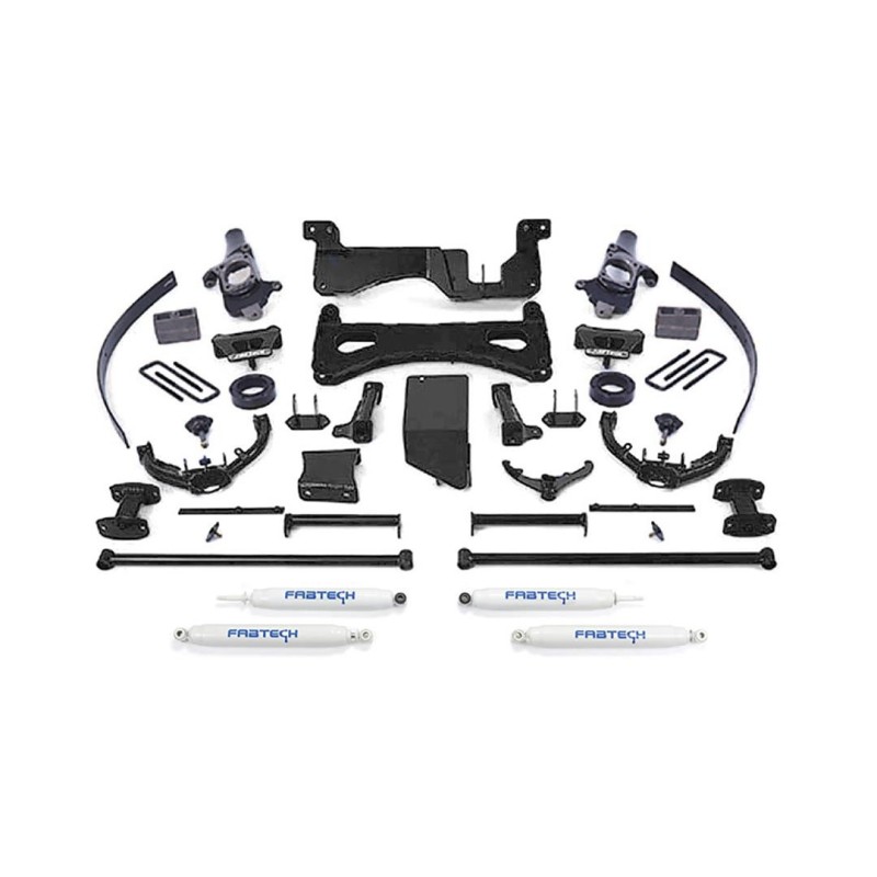 Lift Kit Suspension for 2007-2008 Chevrolet Silverado 2500 HD 4WD 6-6'' Lift Front and Rear