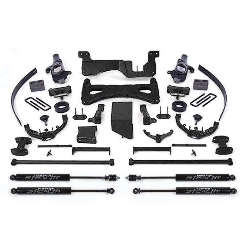 Lift Kit Suspension for 2007-2008 Chevrolet Silverado 2500 HD 4WD 6-6'' Lift Front and Rear