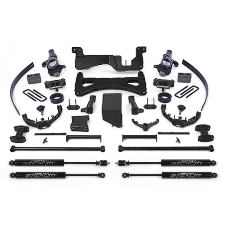 Lift Kit Suspension for 2007-2008 GMC Sierra 2500 HD 4WD 6-6'' Lift Front and Rear