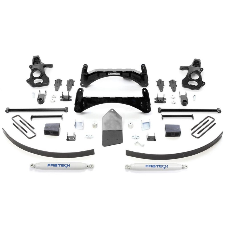 Lift Kit Suspension for 2007-2012 Chevrolet Silverado 1500 2WD 6-6'' Lift Front and Rear, Rear, Front