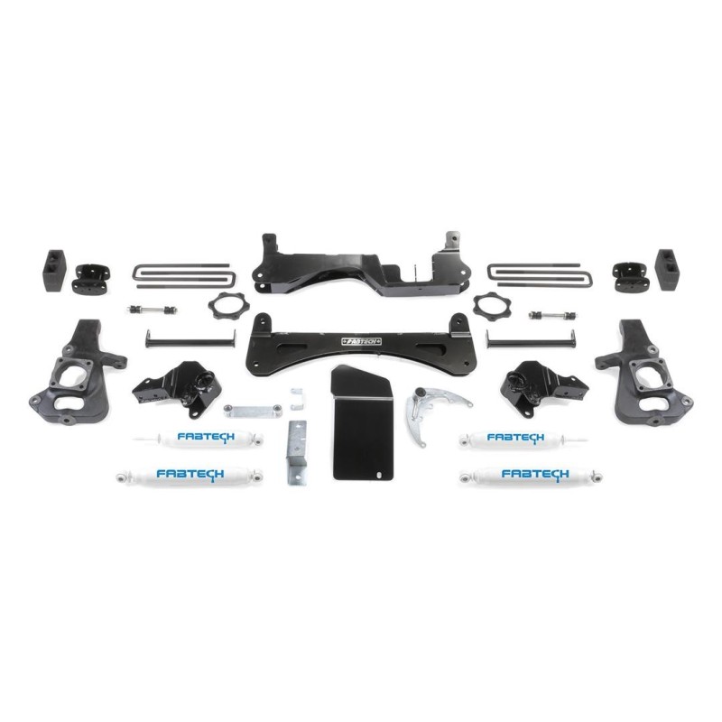 Lift Kit Suspension for 2007-2007 Chevrolet Silverado 2500 HD Classic 4WD 4-4'' Lift Front and Rear