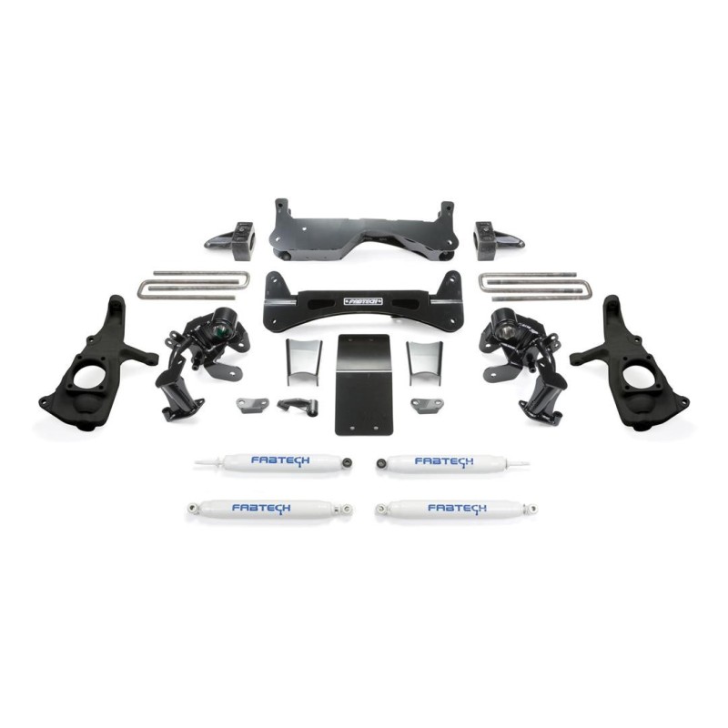 Lift Kit Suspension for 2011-2019 Chevrolet Silverado 2500 HD 4WD 4-4'' Lift Front and Rear