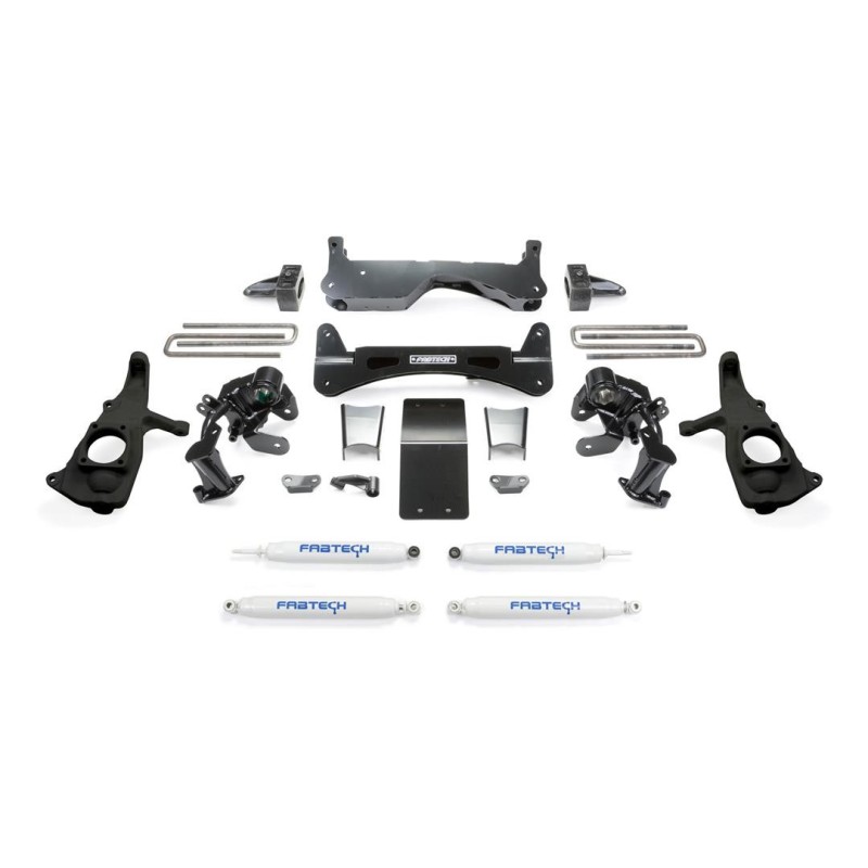 Lift Kit Suspension for 2011-2019 GMC Sierra 3500 HD 4WD 4-4'' Lift Front and Rear, Front, Rear