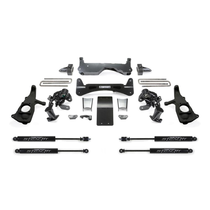 Lift Kit Suspension for 2011-2019 GMC Sierra 3500 HD 4WD 4-4'' Lift Front and Rear