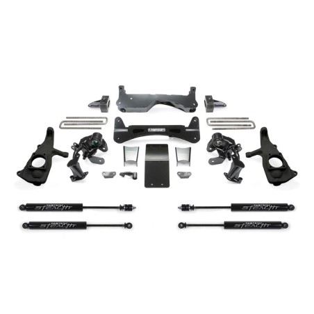 Lift Kit Suspension for 2011-2019 GMC Sierra 3500 HD 4WD 4-4'' Lift Front and Rear