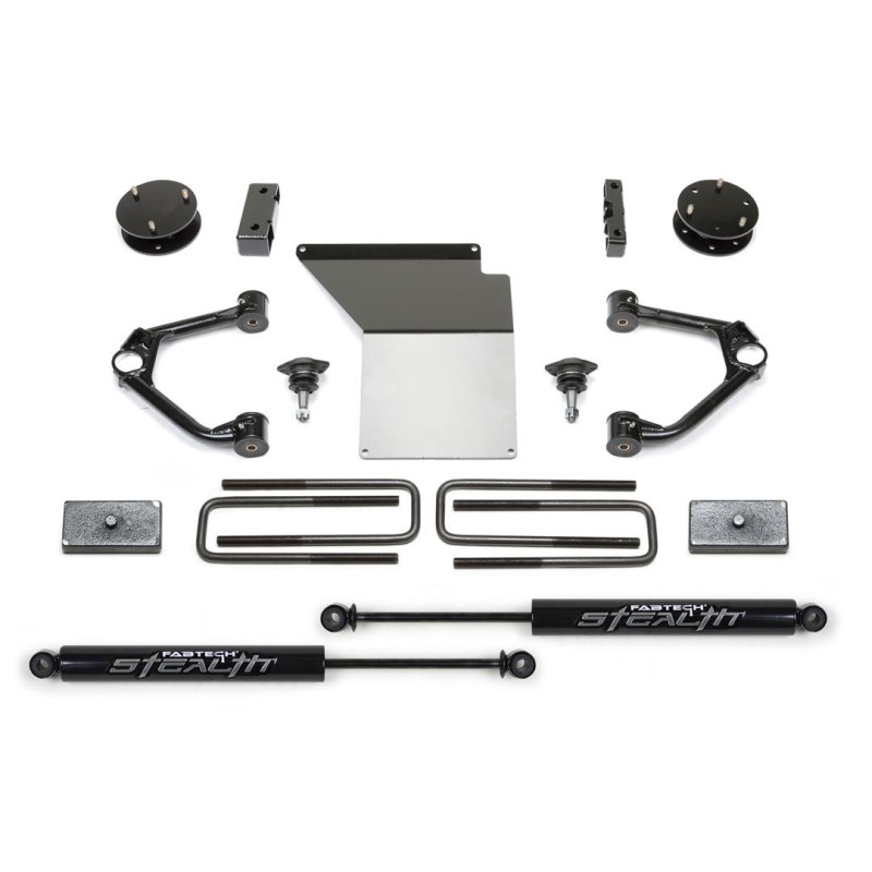 Lift Kit Suspension for 2007-2018 Chevrolet Silverado 1500 4-4'' Lift Front and Rear, Rear, Front