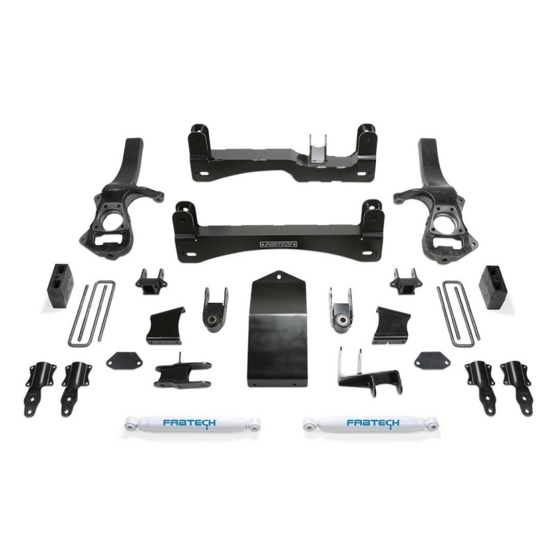 Lift Kit Suspension for 2019-2019 Chevrolet Silverado 1500- New Model 4WD 6-6'' Lift Front and Rear