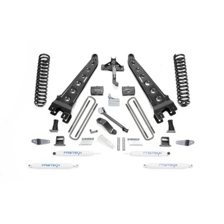 Lift Kit Suspension for 2008-2010 Ford F-550 Super Duty 4WD 4-4'' Lift Front and Rear