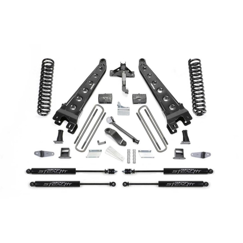 Lift Kit Suspension for 2008-2010 Ford F-550 Super Duty 4WD 4-4'' Lift Front and Rear