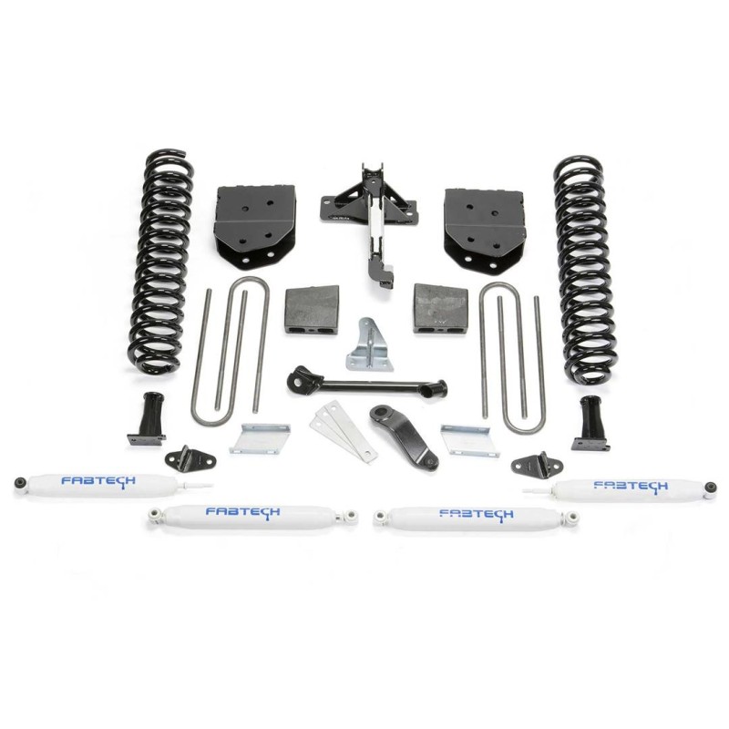 Lift Kit Suspension for 2011-2011 Ford F-550 Super Duty 4WD 4-4'' Lift Front and Rear