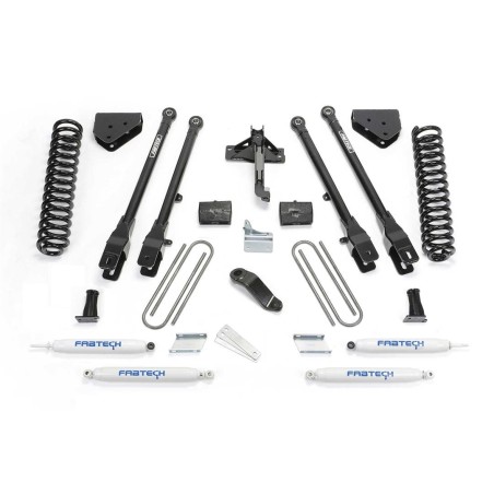 Lift Kit Suspension for 2011-2011 Ford F-550 Super Duty 4WD 4-4'' Lift Front and Rear