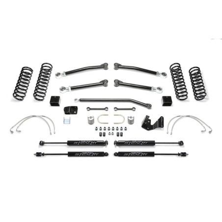 Lift Kit Suspension for 2007-2018 Jeep Wrangler JK 3-3'' Lift Front and Rear, Front, Rear