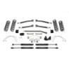 Lift Kit Suspension for 2007-2018 Jeep Wrangler JK 3-3'' Lift Front and Rear, Front, Rear