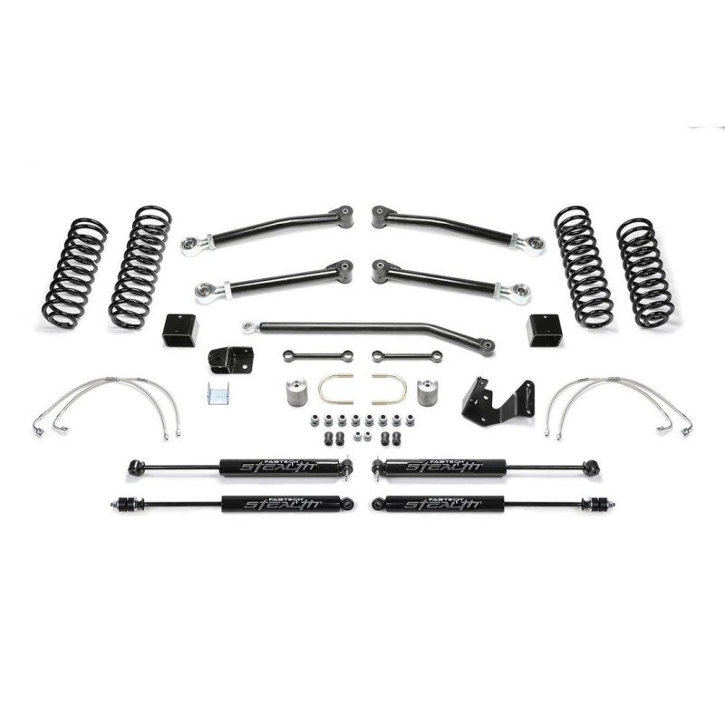 Lift Kit Suspension for 2007-2018 Jeep Wrangler JK 4WD 3-3'' Lift Front and Rear, Front, Rear